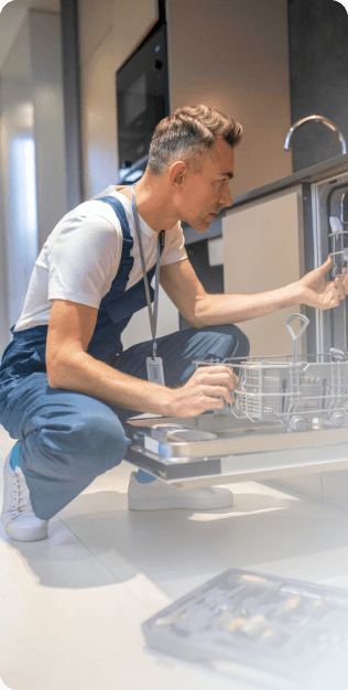 Homepage hero illustration, left panel